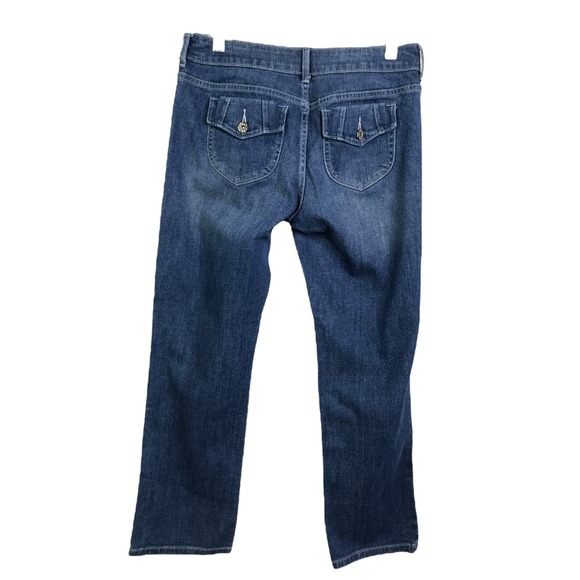 Simply Vera Vera Wang Women's Jeans Straight Leg Blue Denim Pants Cotton Sz‎ 4 - Picture 4 of 8